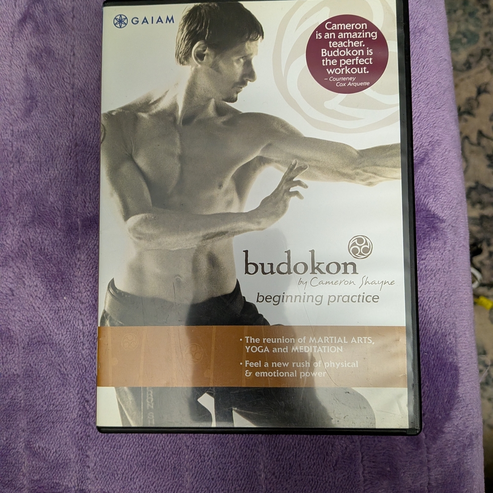 GAIAM Budokon Beginning Practice DVD - Yoga Meditation Martial Arts Home Gym EUC